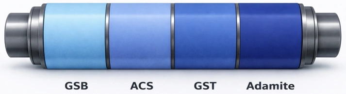 Cast Steel Rolling Mill Rolls, GSB, ACS, GST and Adamite