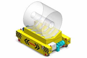 coil transfer car for coil transport between production stages