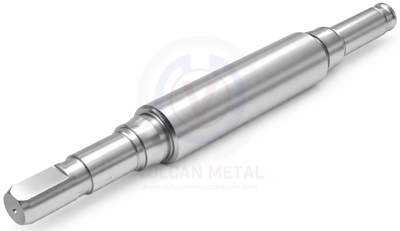 forged roughing roll for hot strip mill high reduction and impact loading conditions