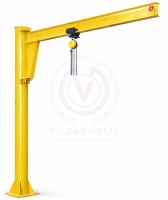 ground mounted jib crane for maintenance operations in rolling mill