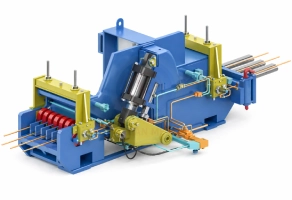 looper system for tension control between mill stands