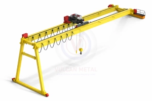 semi gantry crane for auxiliary handling in rolling mill