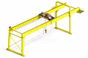 shaft process gantry crane for component handling in rolling mill