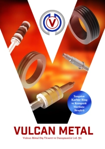Vulcan Metal tungsten karbür ringler kataloğu haddehane uygulamaları için
